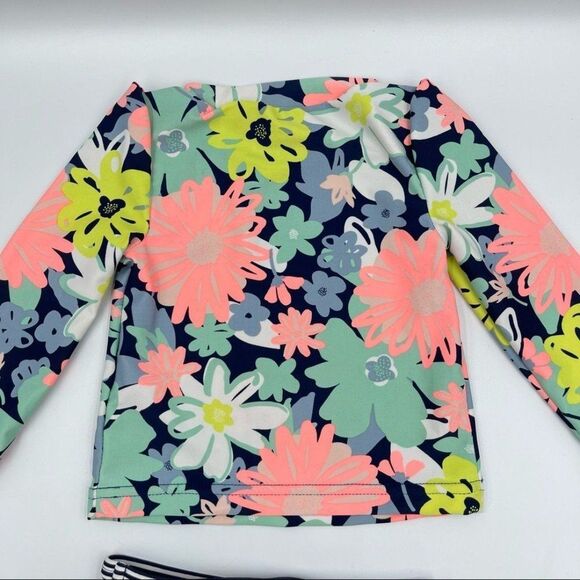 Just One You Swim Girls Sz 9M bikini Set Floral Multicolored - Picture 5 of 10